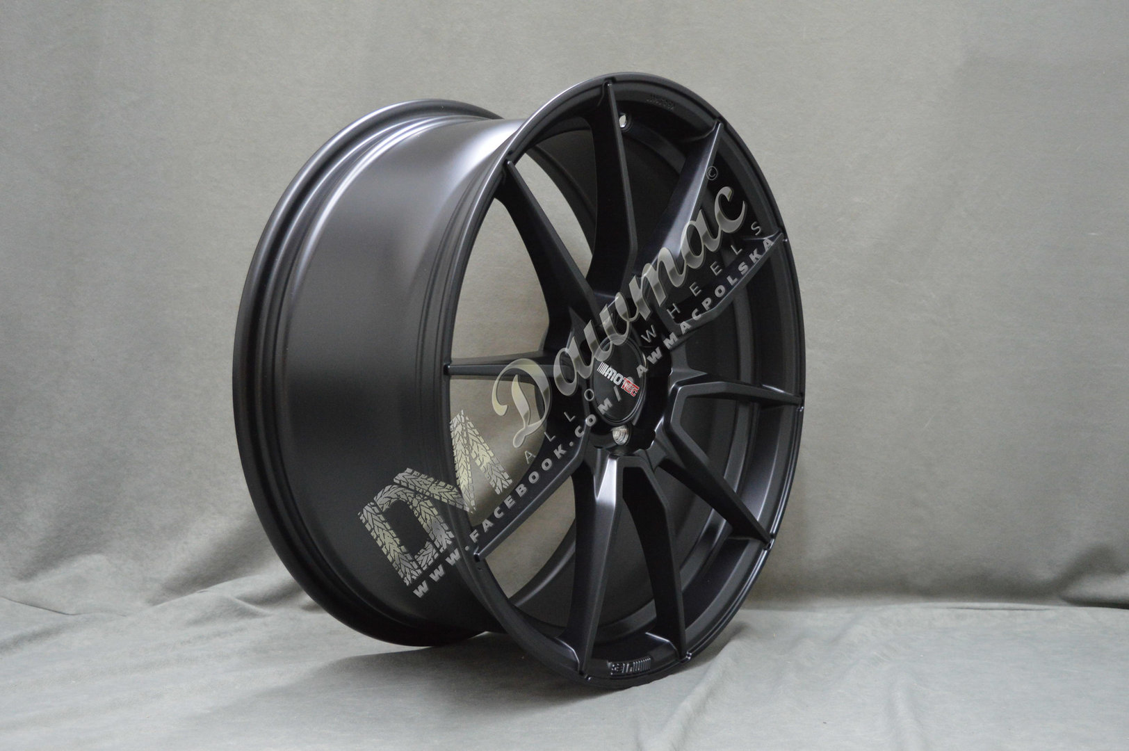 Motec Ultralight 20" 8J ET45  + 9J ET45 5x112 Flat Black - obrazek 4