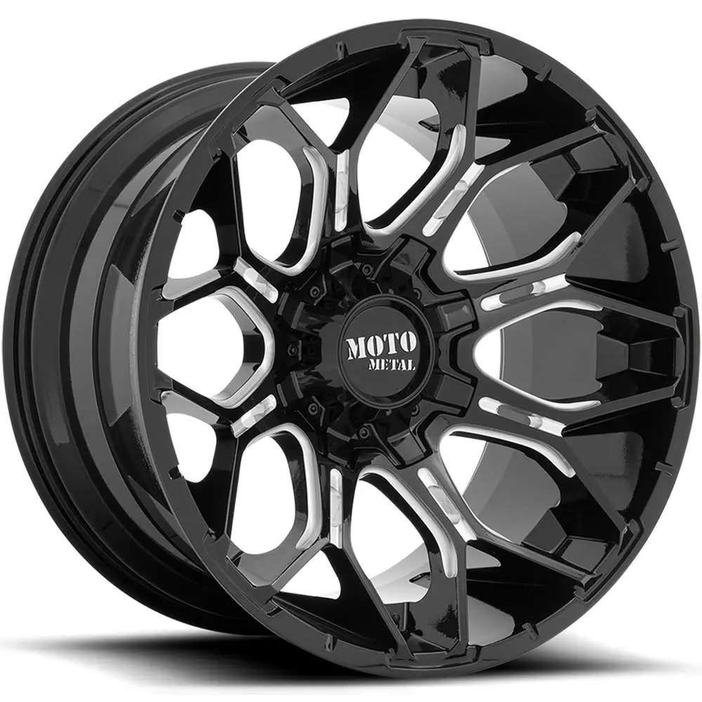 Moto Metal MO808 20" 10J ET-18 6x135/6x139,7 Gloss Black Milled