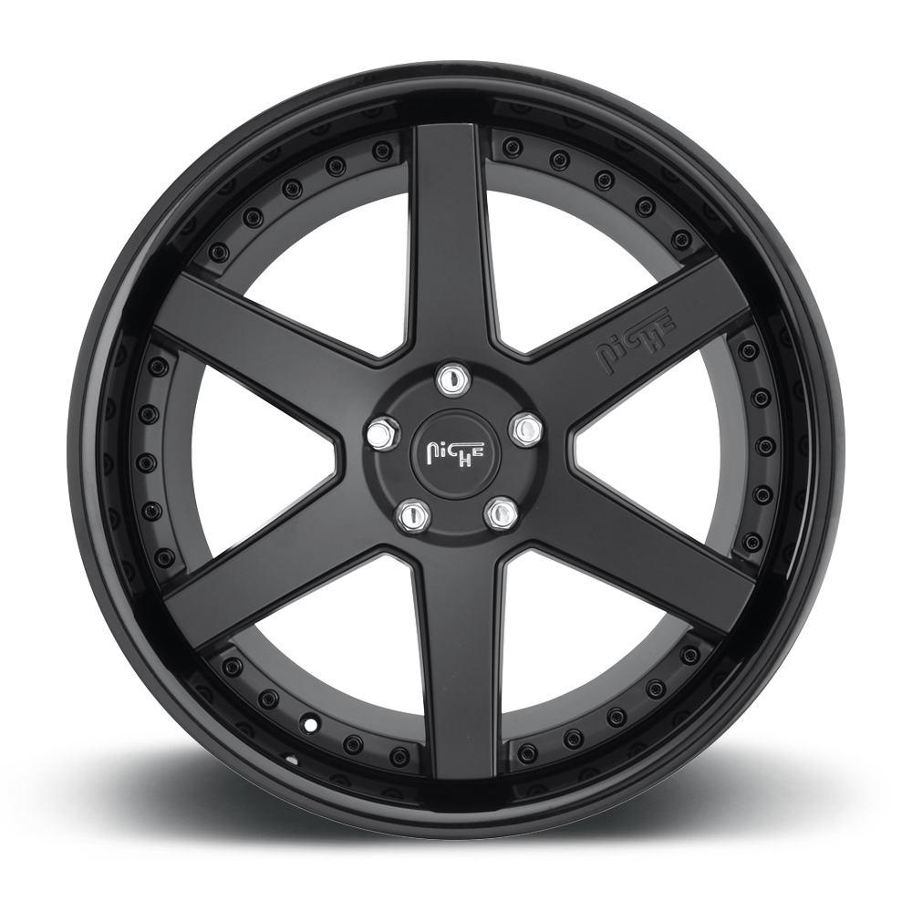 Niche Altair 19" 8,5J ET35 5x114,3 Satin Black/Gloss Black - obrazek 5