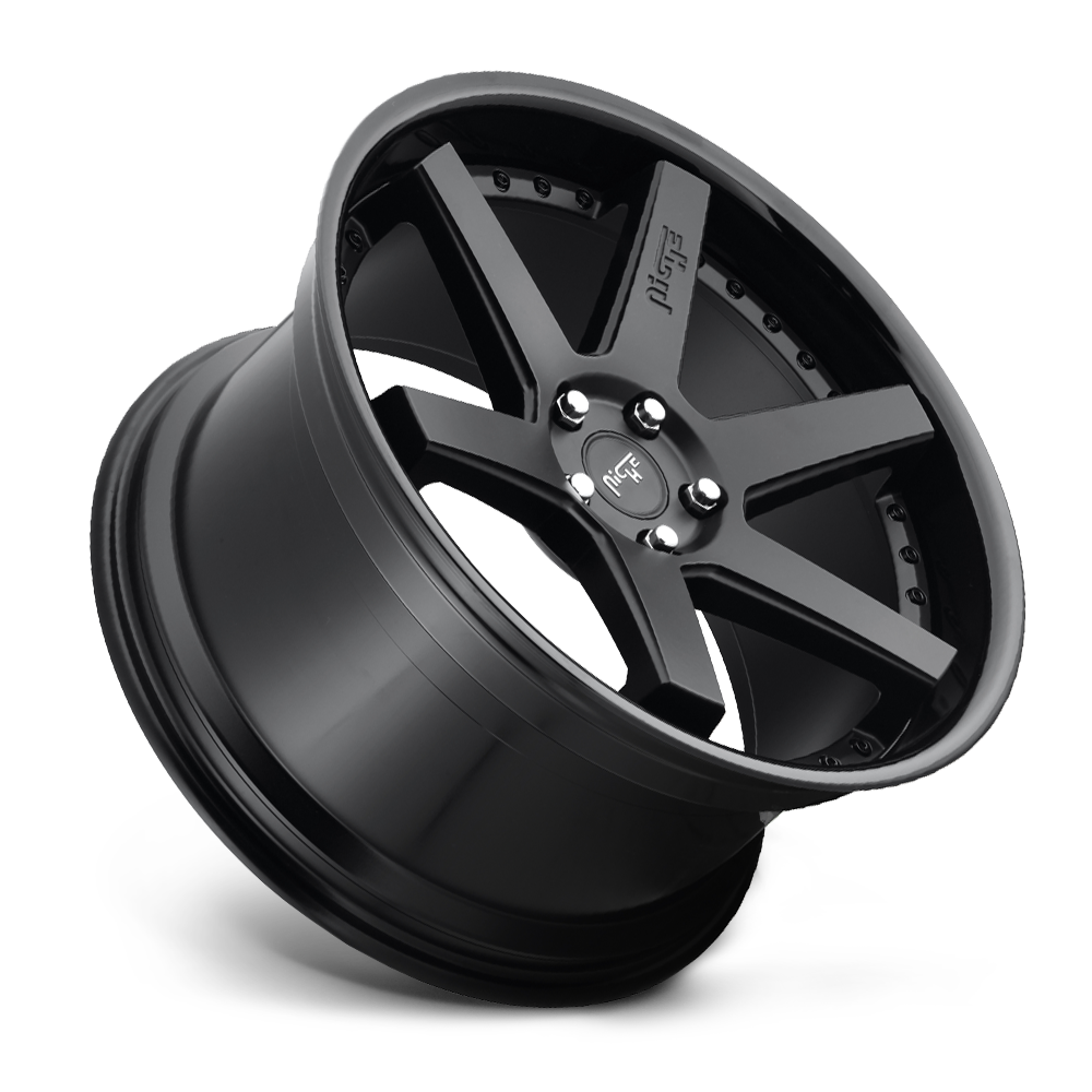 Niche Altair 19" 8,5J ET40 5x108 Satin Black/Gloss Black - obrazek 3