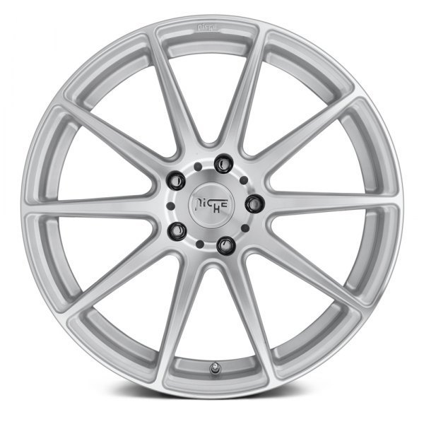 Niche Essen 20" 9J ET35 5x120 Silver with Machined Face - obrazek 3