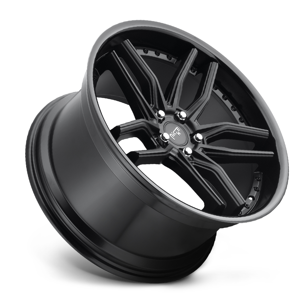 Niche Methos 19" 8,5J ET35 + 9,5J ET35 5x120 Satin Black/Gloss Black - obrazek 3