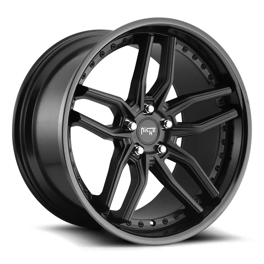 Niche Methos 20" 9J ET35 5x114,3 Satin Black/Gloss Black - obrazek 2