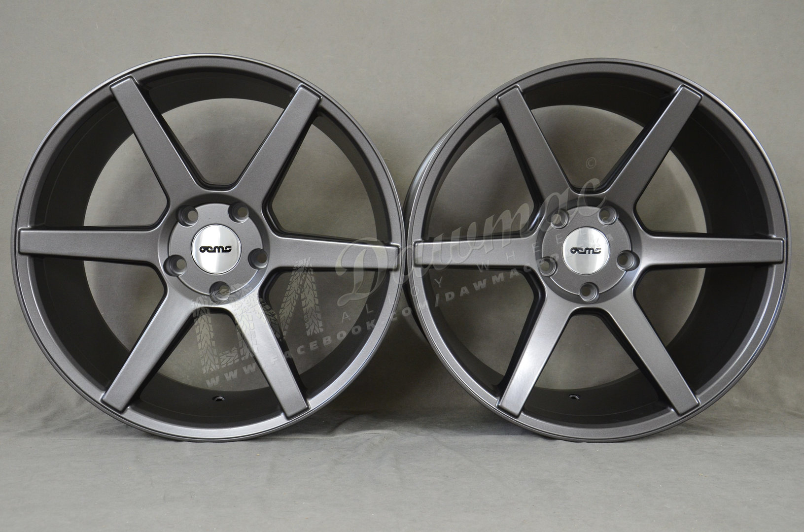 OEMS IFG3 19" 8,5J ET35 + 9,5J ET33 5x120 Matt Gun Metal - obrazek 2