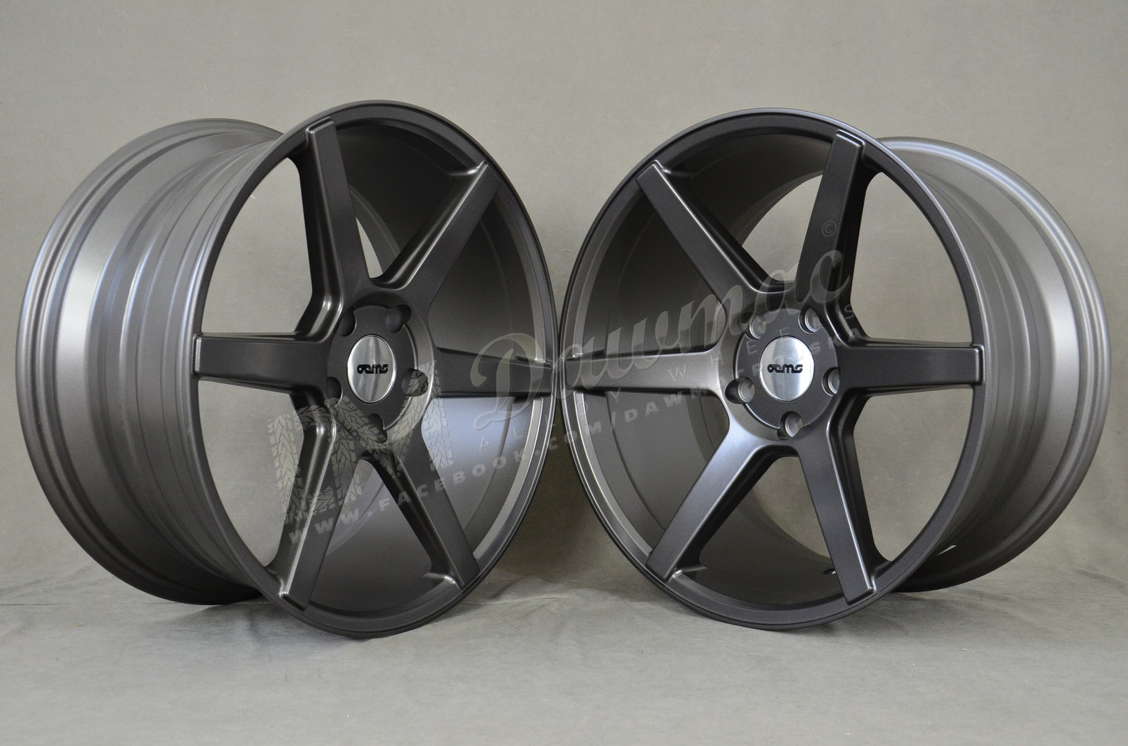 OEMS IFG3 19" 8,5J ET35 + 9,5J ET33 5x120 Matt Gun Metal - obrazek 3