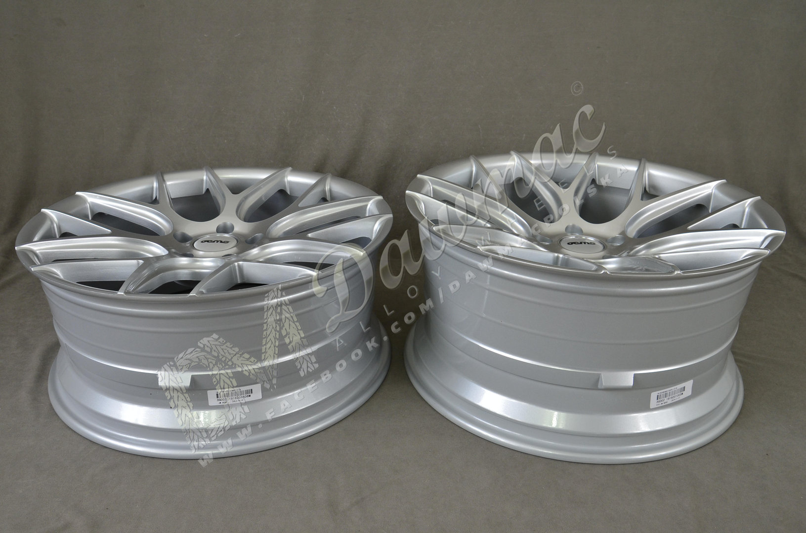 OEMS IFG6  20" 8,5J ET35 + 10J ET38 5x120 Machine Silver - obrazek 5