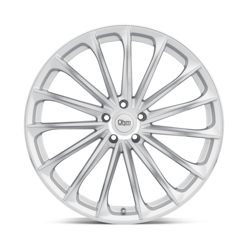 OHM Proton 20" 9J ET30 5x120 Silver w/ Mirror Face - obrazek 3