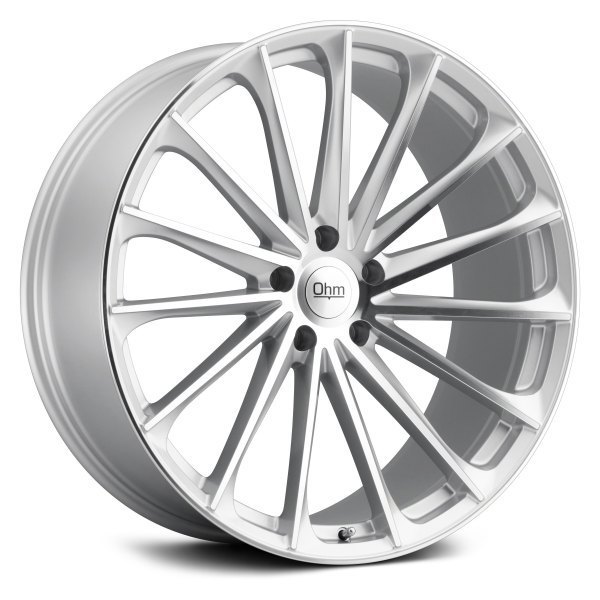 OHM Proton 21" 10,5J ET40 5x120 Silver with Mirror Face