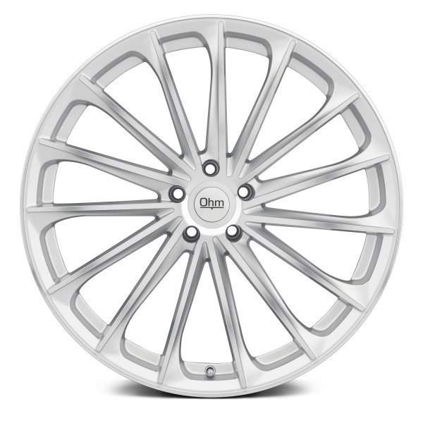 OHM Proton 22" 10,5J ET40 5x120 Silver with Mirror Face - obrazek 3