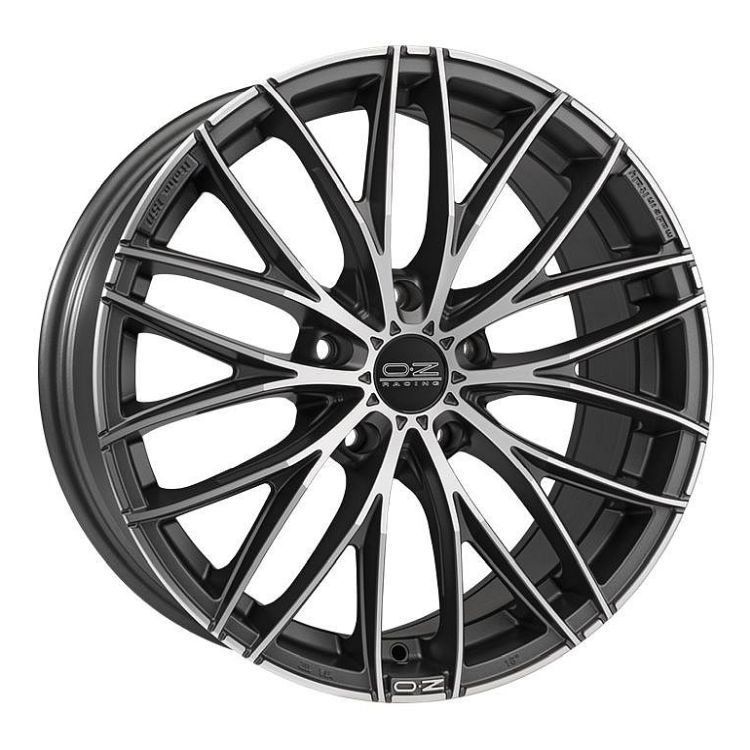 OZ Racing Italia 17" 8J ET45 5x114,3 Matt Dark Graphite Diamond Cut