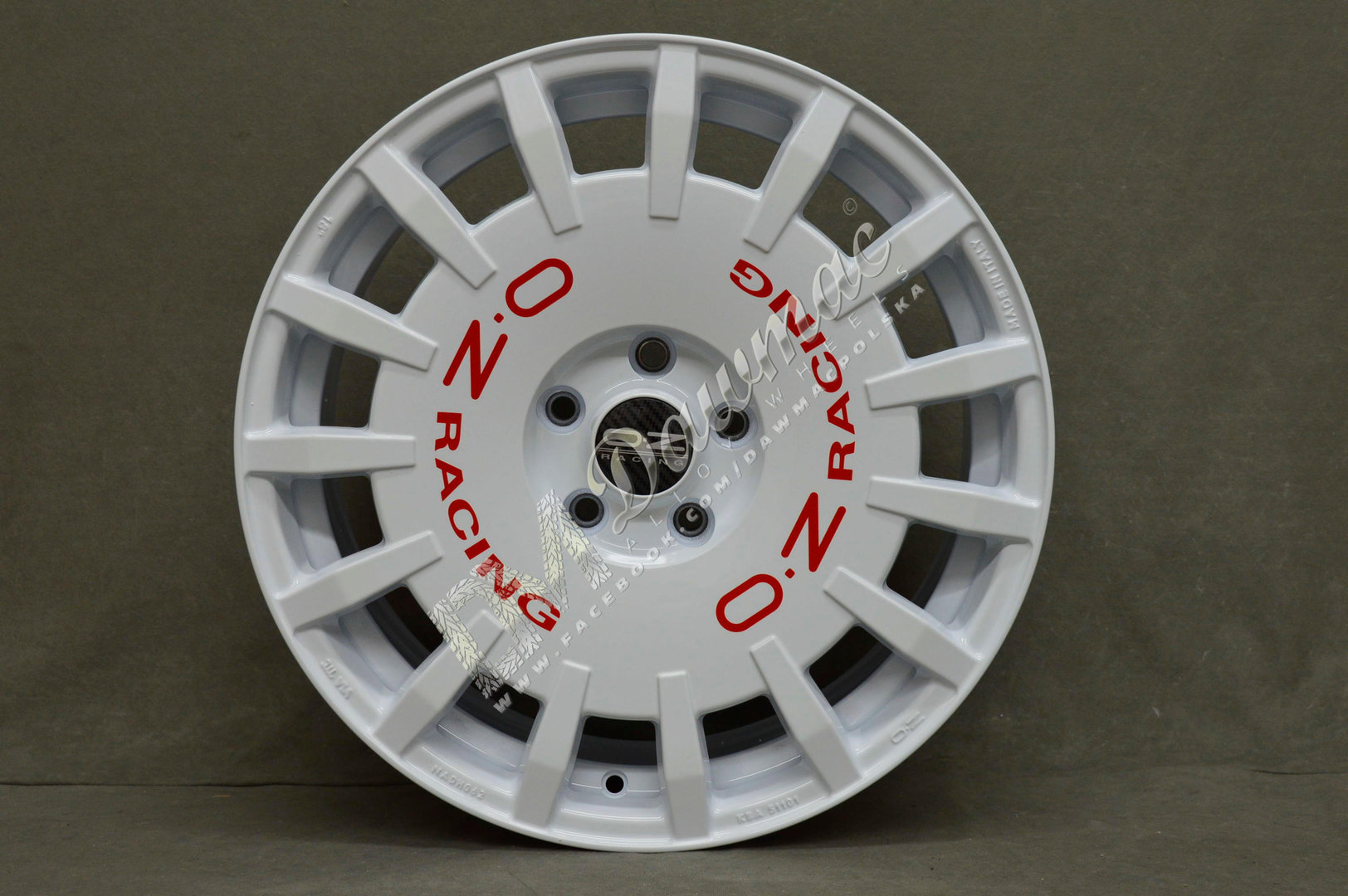 OZ Racing Rally Racing 17" 7J ET35 5x100 Race White - obrazek 2