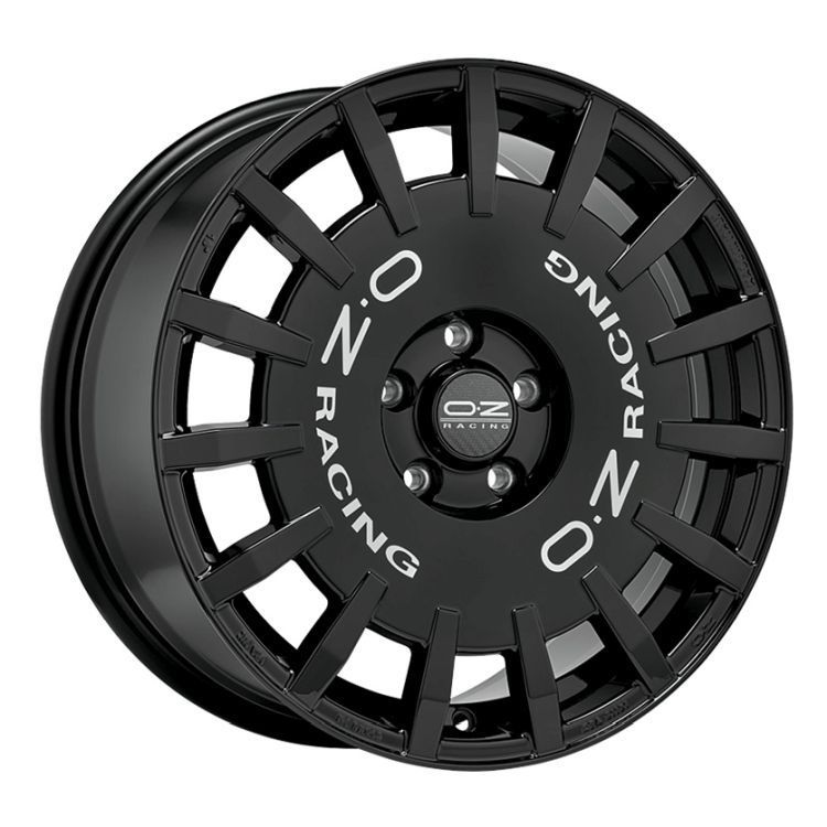 OZ Racing Rally Racing 18" 8J ET45 5x112 Gloss Black