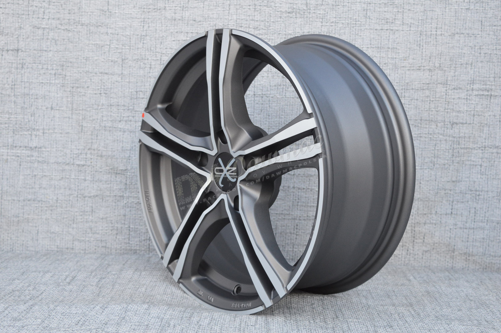 OZ Racing X5B 18" 8J ET35 5x112 Matt Graphite - obrazek 3