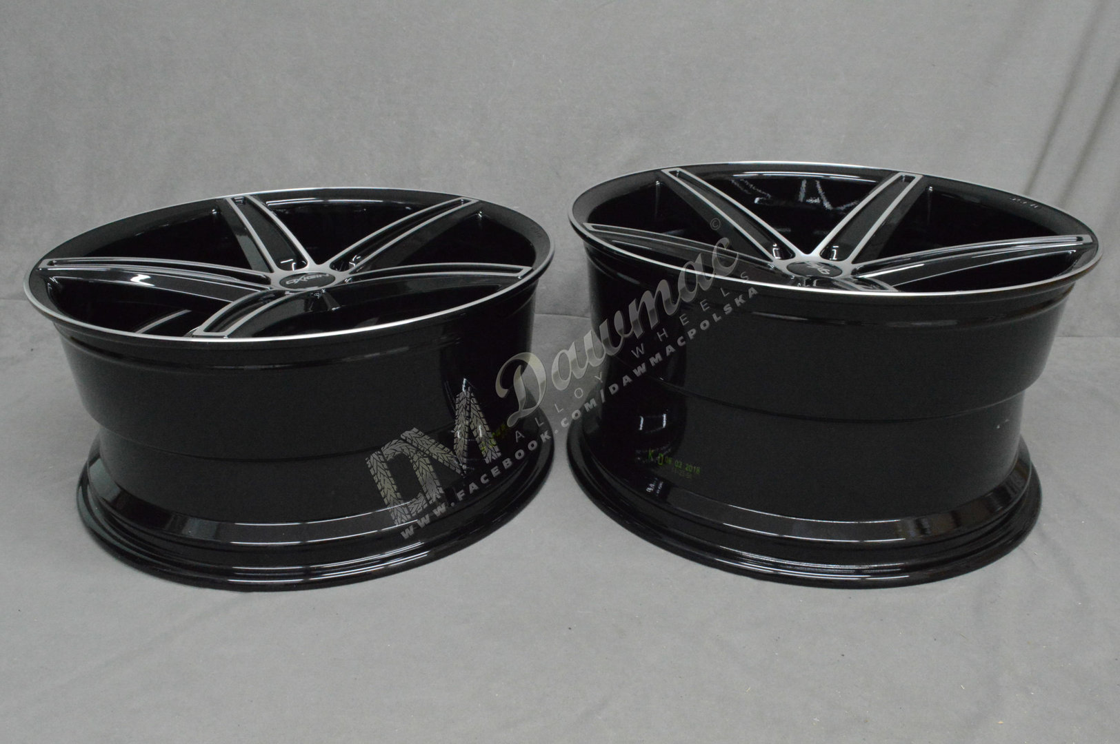Oxigin 18 Concave 18" 7,5J ET51 5x112 Black Full Polish - obrazek 8