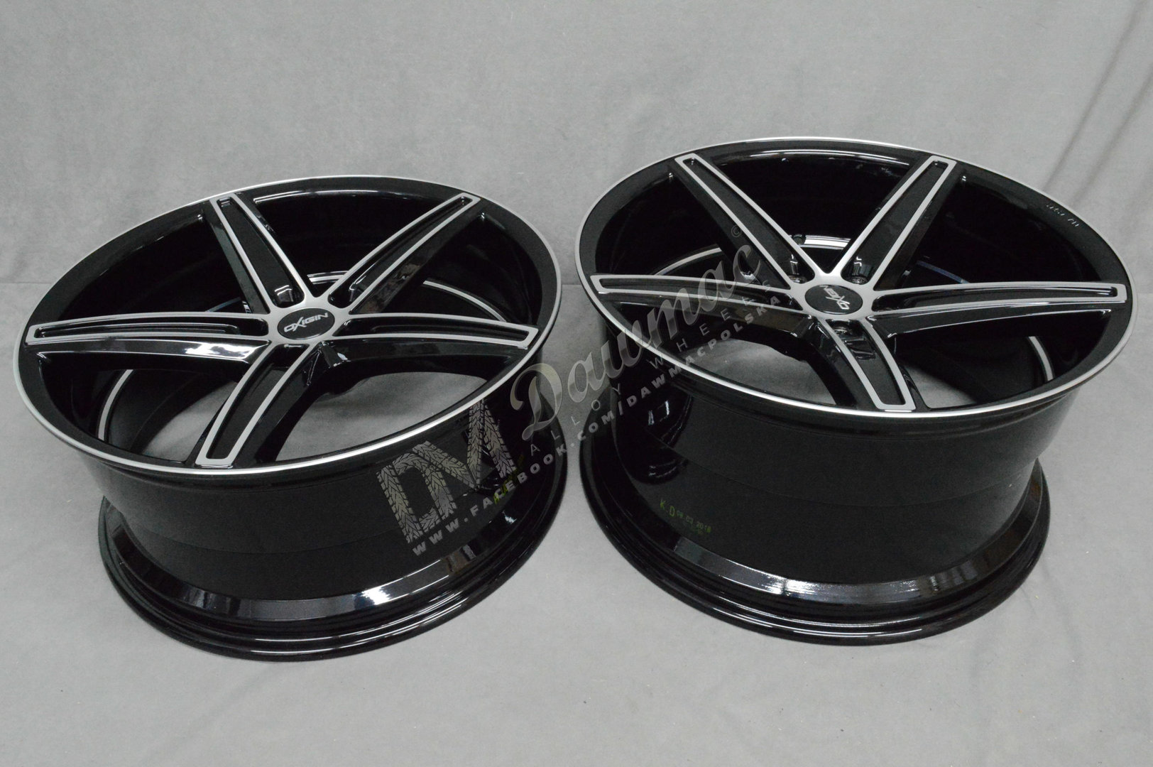 Oxigin 18 Concave 19" 9,5J ET25 5x120 Black Full Polish - obrazek 6