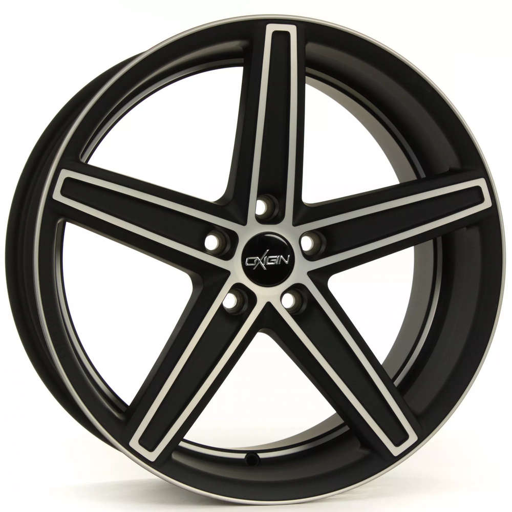 Oxigin 18 Concave 21" 10,5J ET52 5x112 Black Full Polish Matt