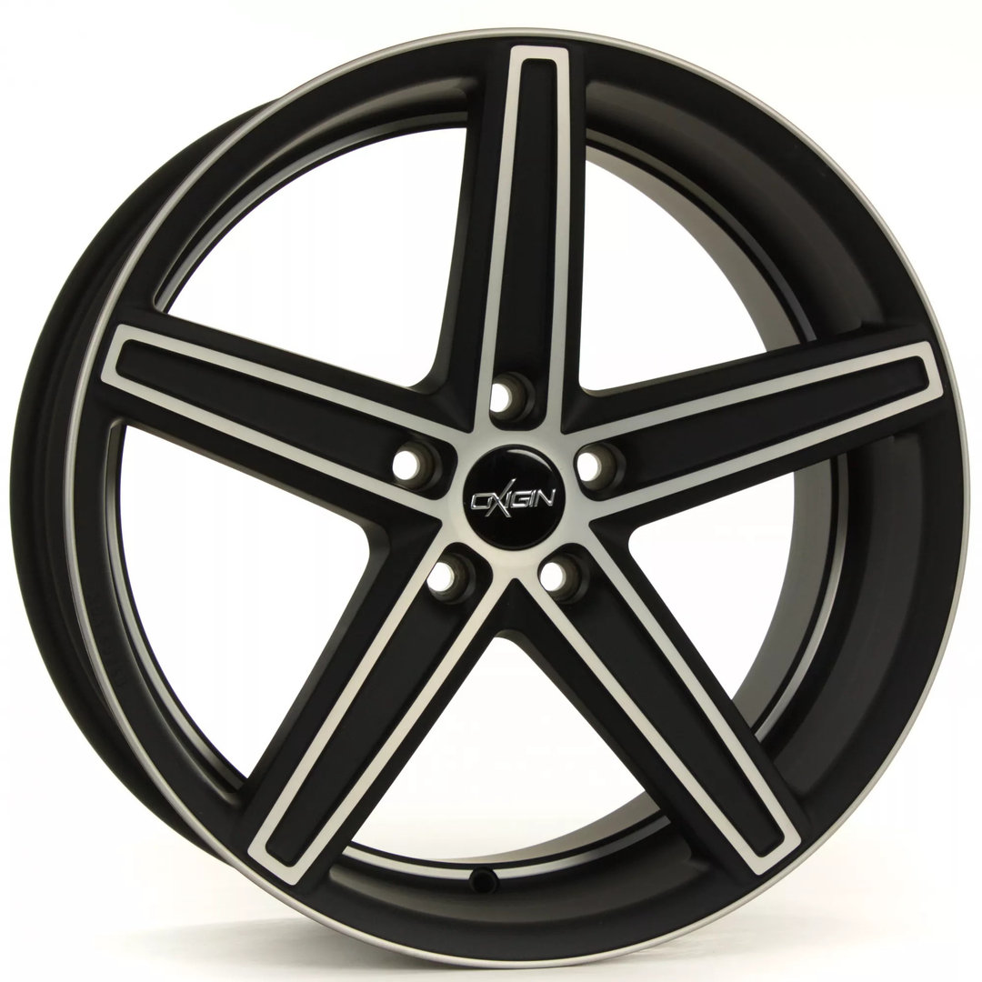 Oxigin 18 Concave 21" 9J ET43 5x130 Black Full Polish Matt - obrazek 2