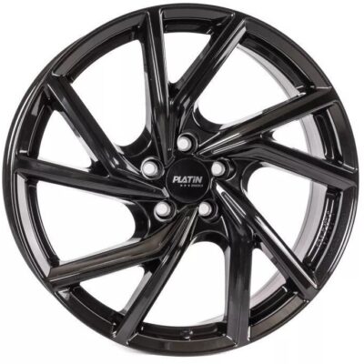 Platin P107 19" 7,5J ET45 5x114,3 Diamant Schwarz