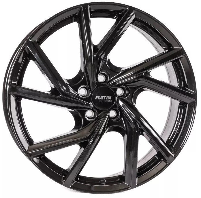 Platin P107 19" 7,5J ET49,5 5x114,3 Diamant Schwarz