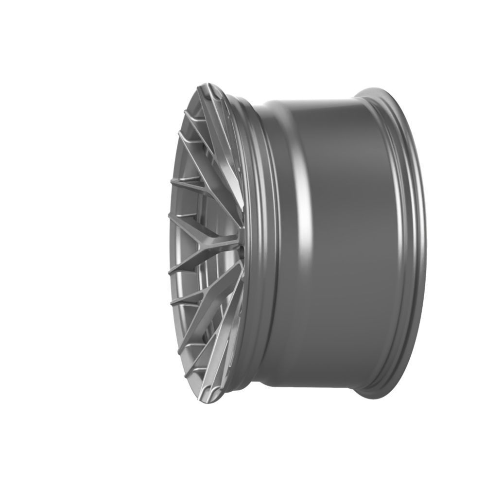 Quantum44 SFF2 20" 8,5J ET35 + 9,5J ET43 5x120 Brushed Titanium - obrazek 4