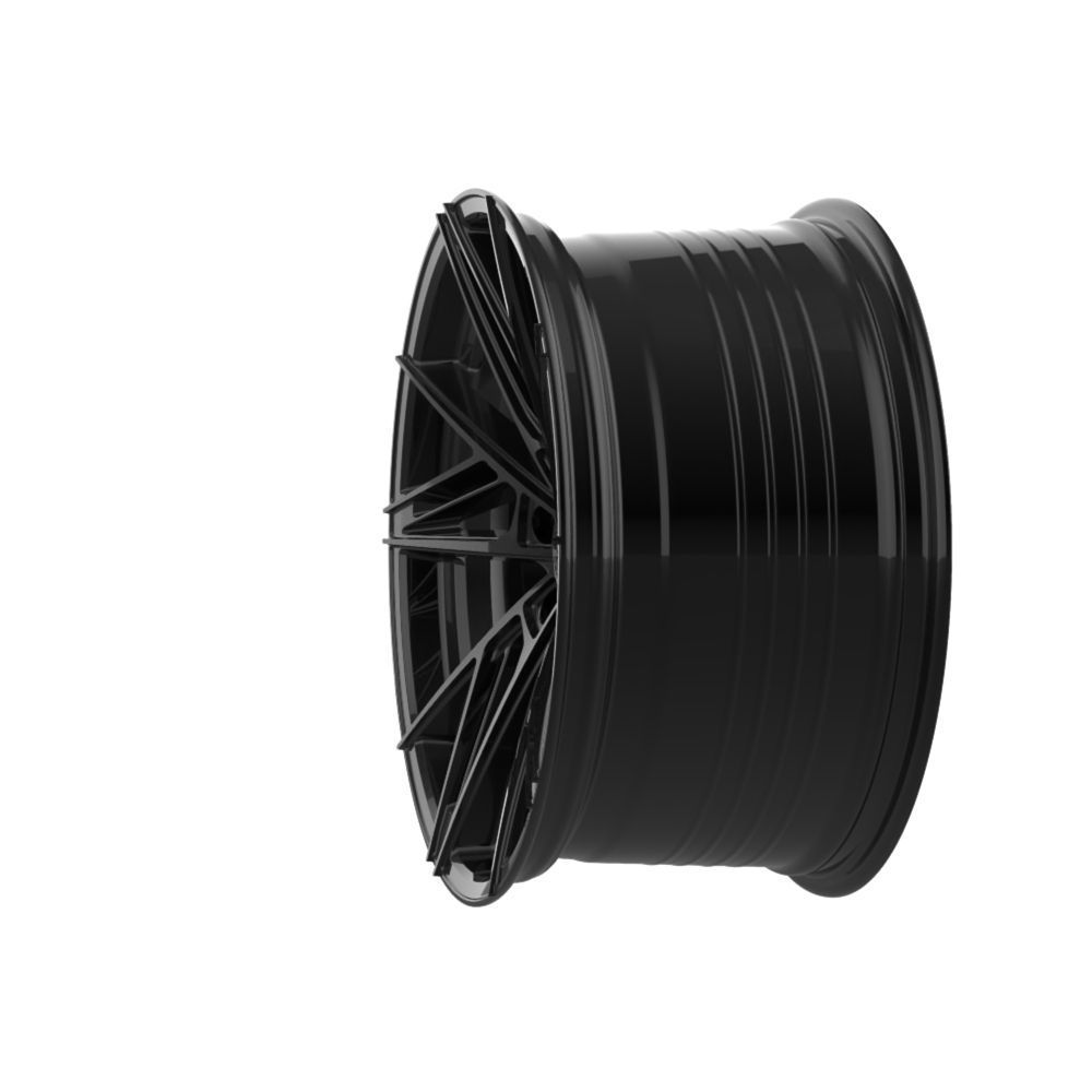 Quantum44 SFF3 20" 8,5J ET30 + 9,5J ET43 5x112 Platinum Black - obrazek 4