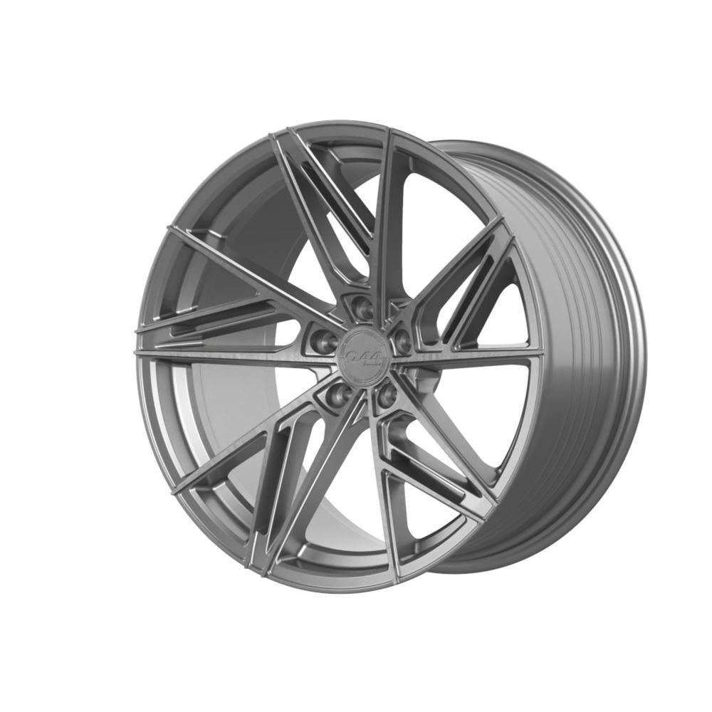 Quantum44 SFF3 20" 8,5J ET35 + 9,5J ET43 5x120 Brushed Titanium - obrazek 3