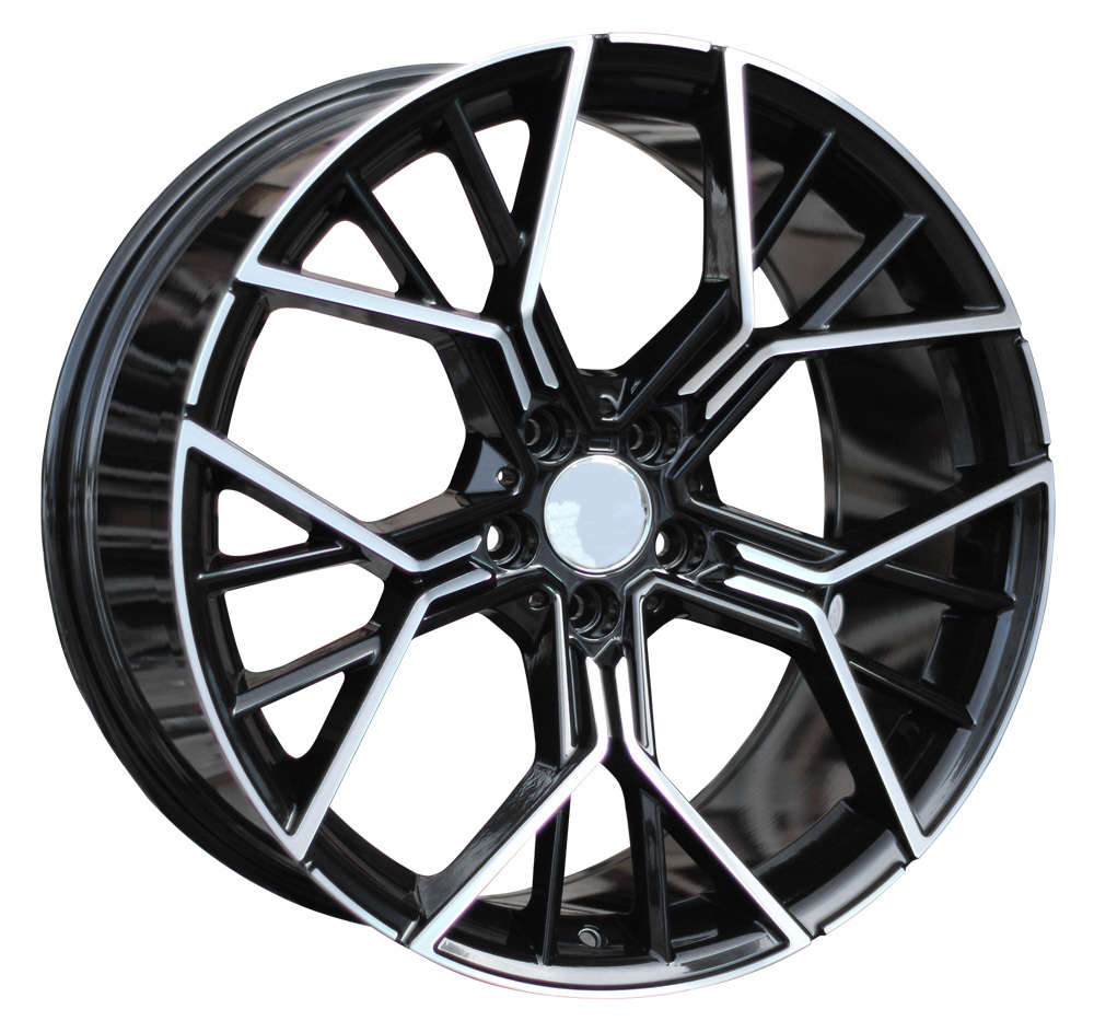 Racing Line A5602 20" 8,5J ET25 + 9,5J ET40 5x112 Gloss Black Polished