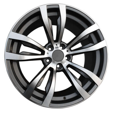 Racing Line BY1057 20" 10J ET40 + 11J ET37 5x120 Graphite Front Polished