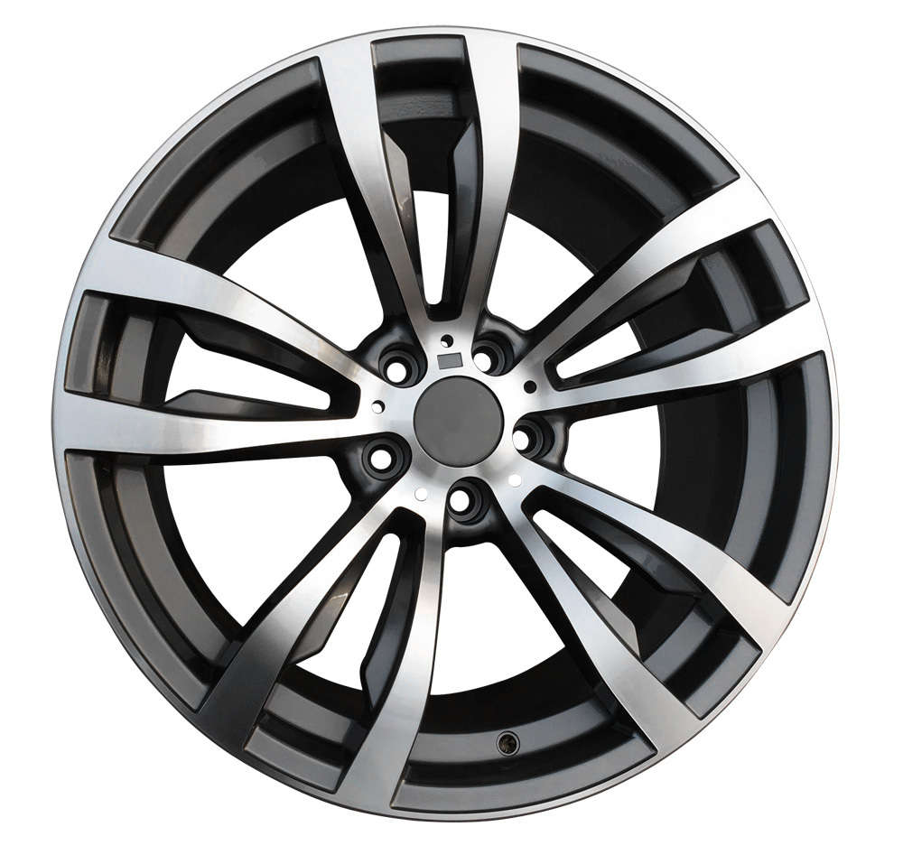 Racing Line BY1057 20" 10J ET40 + 11J ET37 5x120 Graphite Front Polished