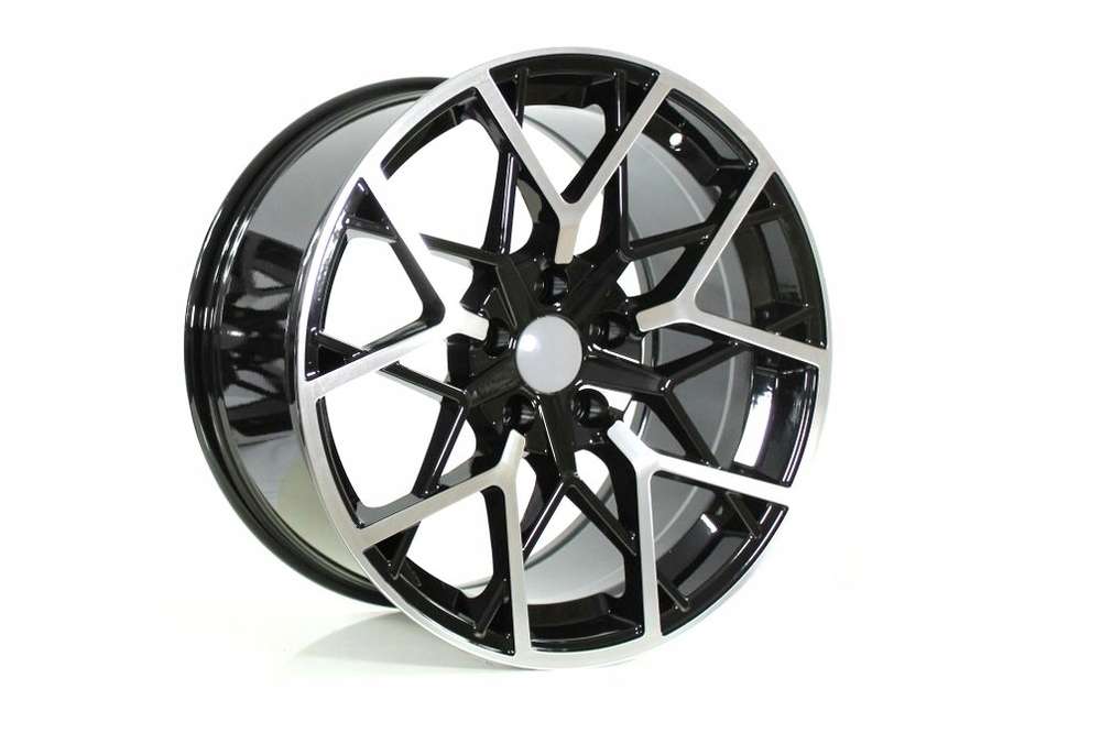 Racing Line BY1383 19" 8,5J ET35 + 9,5J ET38 5x120 Gloss Black Polished