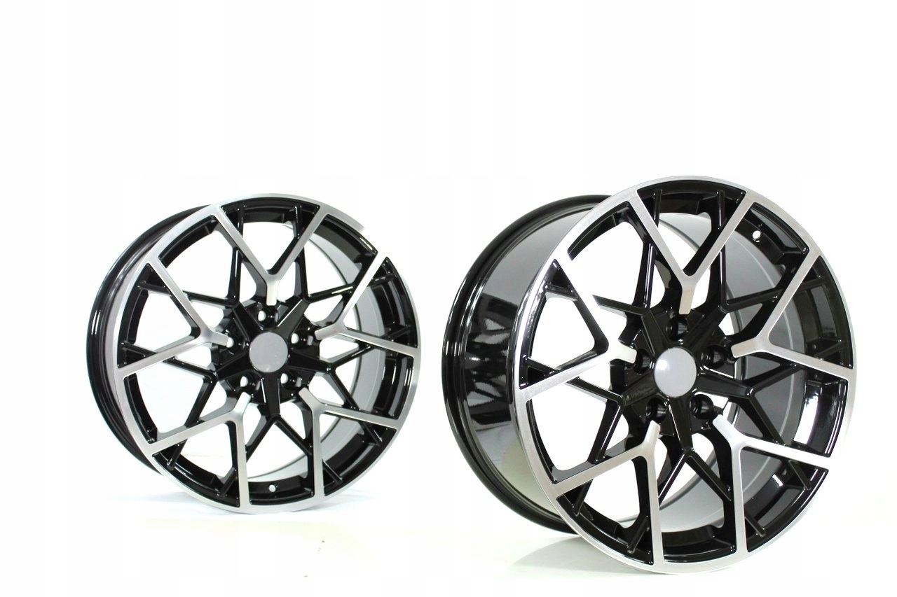 Racing Line BY1383 19" 8,5J ET35 + 9,5J ET38 5x120 Gloss Black Polished - obrazek 3