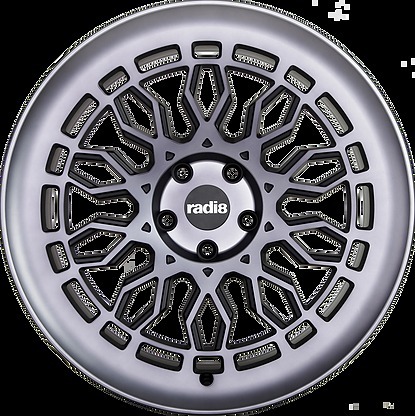 Radi8 R8-A10 18" 8,5J ET35 + 9,5J ET35 5x100 Gloss Black Machined Face
