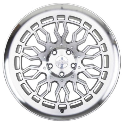 Radi8 R8-A10 18" 8,5J ET40 + 9,5J ET42 5x112 Matt Silver Machined Face