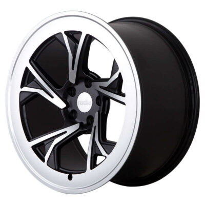 Radi8 R8-C5 18" 9,5J ET35 5x100 Gloss Black Machined Face