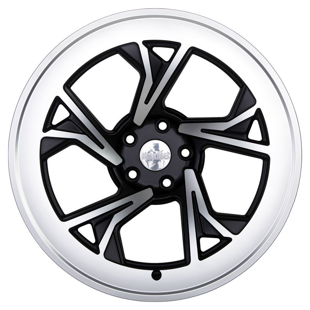 Radi8 R8-C5 18" 9,5J ET35 5x100 Gloss Black Machined Face - obrazek 5
