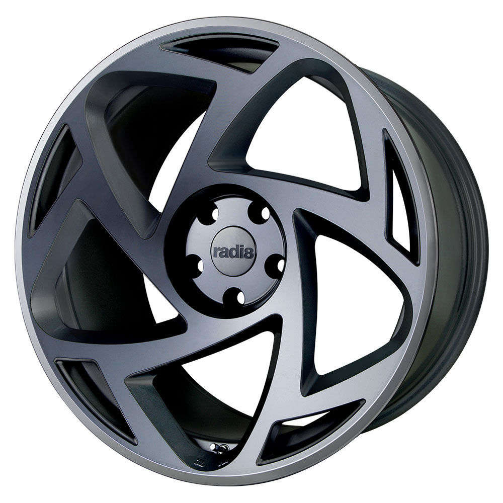 Radi8 R8-S5 19" 10J ET42 5x112 Matt Silver Machined Face
