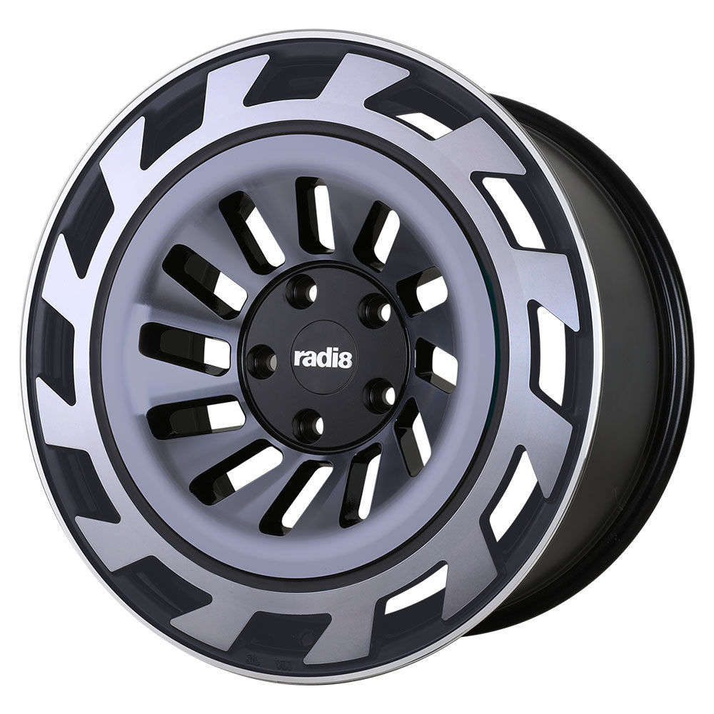 Radi8 R8-T12 19" 8,5J ET45 + 10J ET42 5x112 Dark Mist