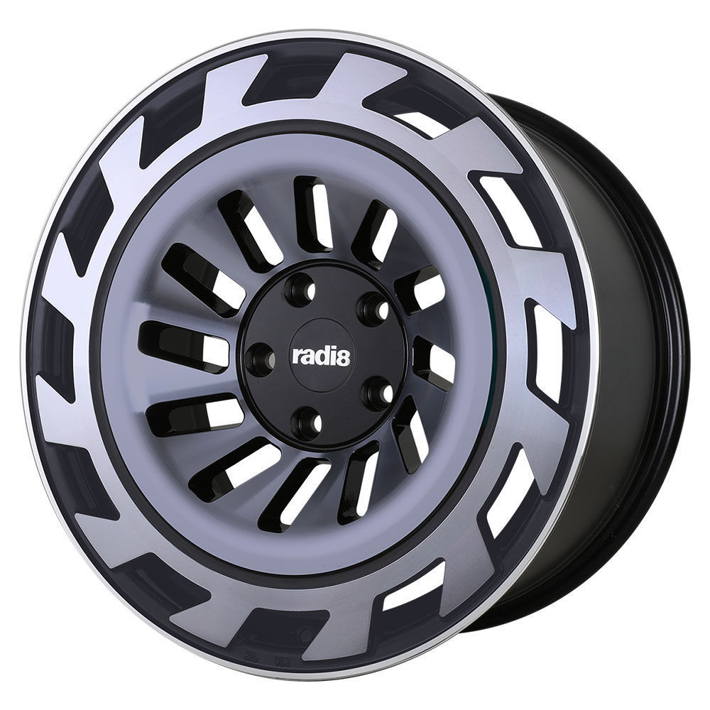 Radi8 R8-T12 19" 8,5J ET45 + 10J ET42 5x112 Dark Mist - obrazek 2