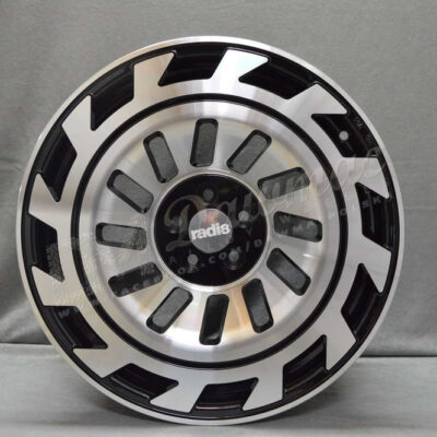 Radi8 R8-T12 19" 8,5J ET45 5x112 Gloss Black Machined Face