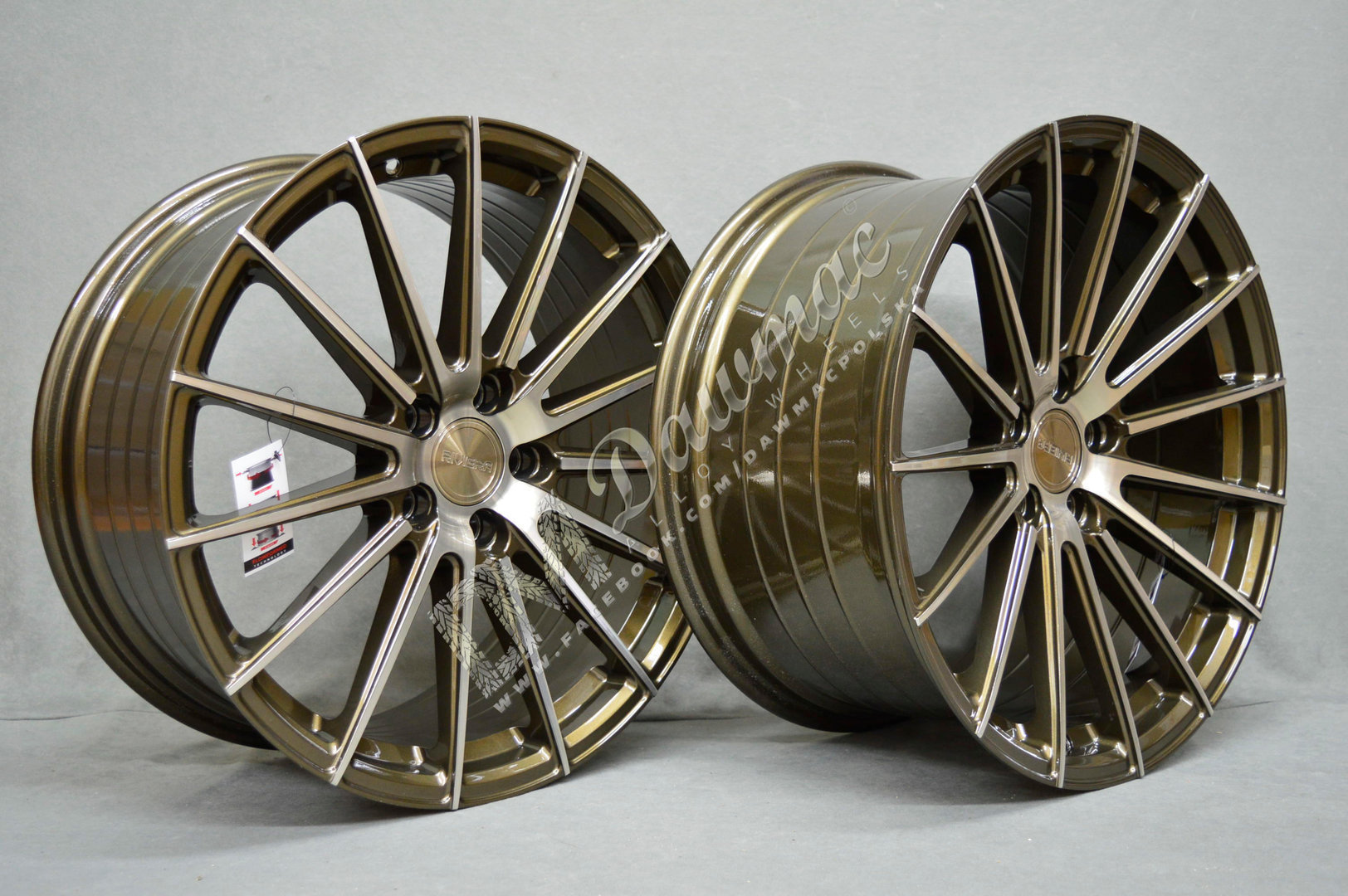 Riviera RF105 20" 8,5J ET25 5x112 Bronze Double Dark Tint - obrazek 4