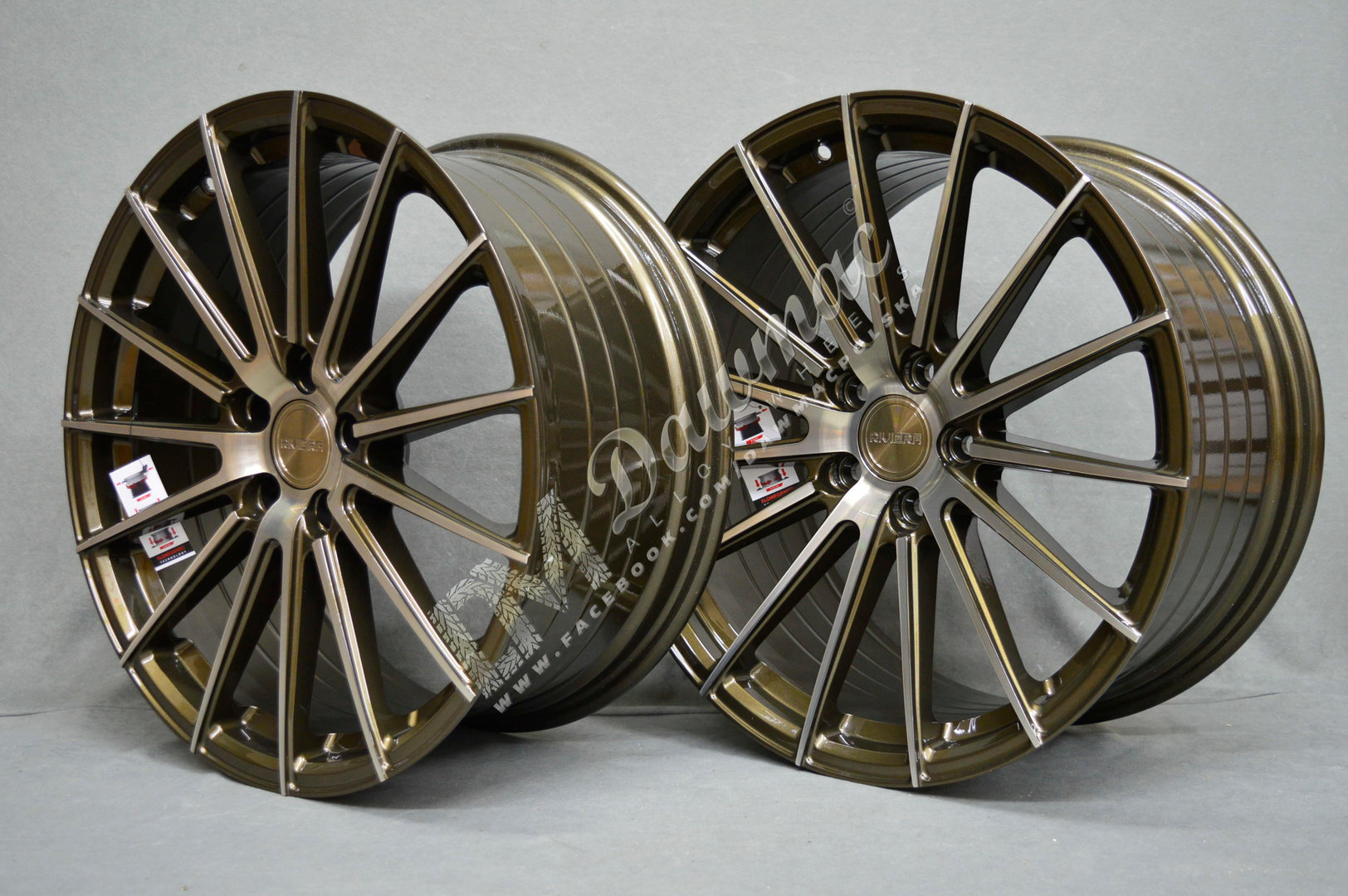 Riviera RF105 20" 8,5J ET35 5x120 Bronze Double Dark Tint - obrazek 3
