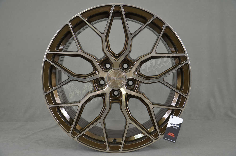 Riviera RF108 22" 9J ET15-45 BLANK Bronze Double Dark Tint