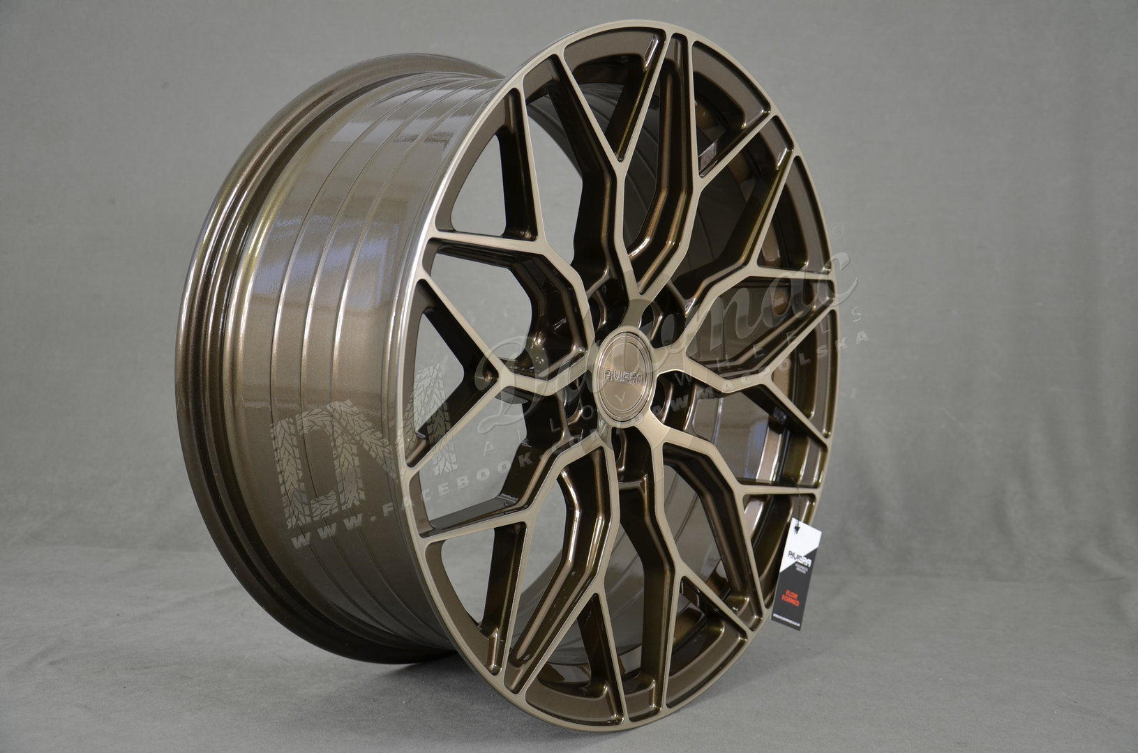 Riviera RF108 22" 9J ET15-45 BLANK Bronze Double Dark Tint - obrazek 4