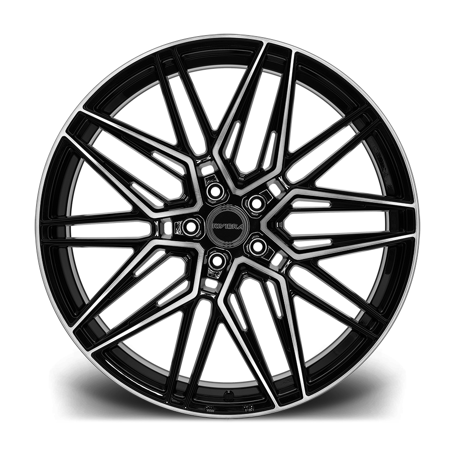 Riviera RF10 22" 10,5J ET35 5x120 Black Polished Dark Tint - obrazek 2