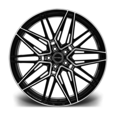 Riviera RF10 22" 11,5J ET40 BLANK Black Polished Dark Tint