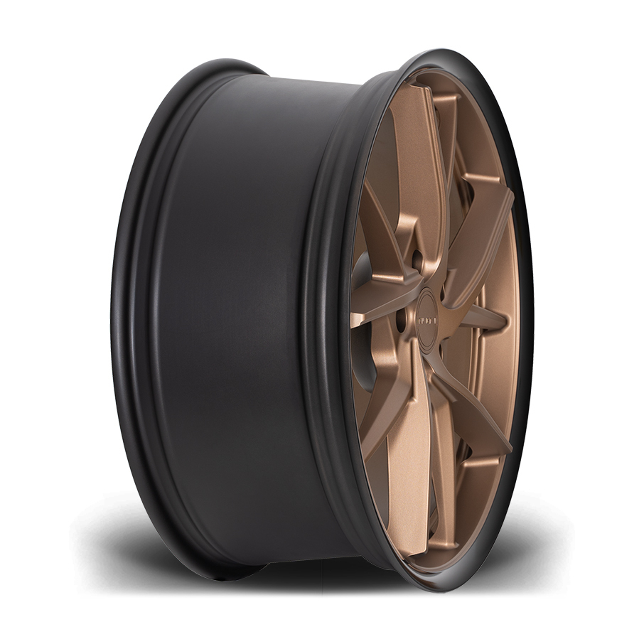 Riviera RF1 20" 8,5J ET20 BLANK Matt Bronze Gloss Black Lip - obrazek 3