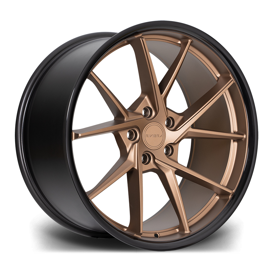 Riviera RF1 20" 8,5J ET35 5x120 Matt Bronze Gloss Black Lip