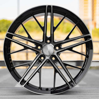 Riviera RF4 20" 10J ET38 5x120 Black Polished Dark Tint