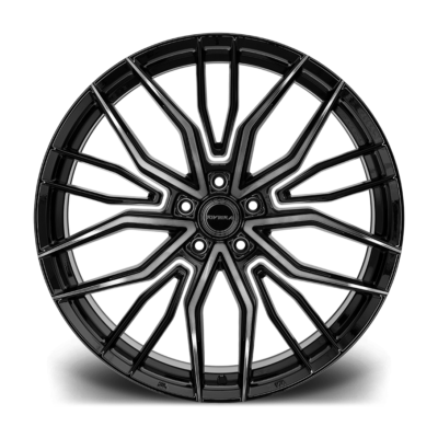 Riviera RF9 22" 10,5J ET25-45 BLANK Black Polished Dark Tint