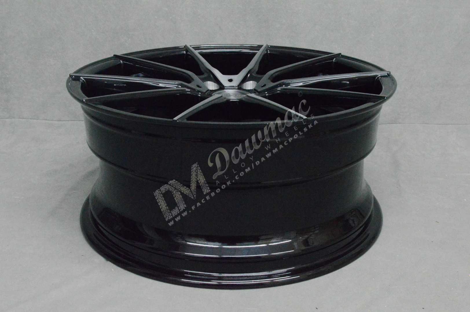 Riviera RV193 20" 8.5J Black Polished Dark Tint - obrazek 6